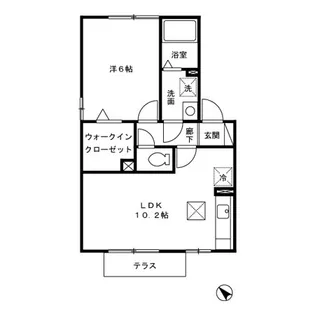 レジデンス’95 E棟【1階】の間取り