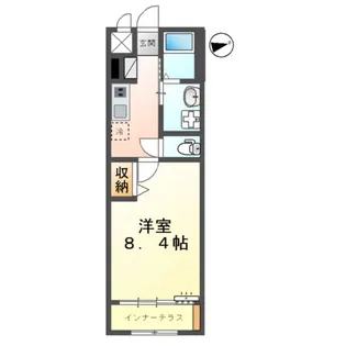 メゾン・グレース【1階】の間取り