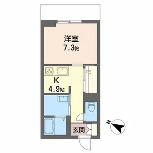 PARADISO本荘【1階】の間取り