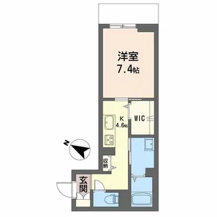 PARADISO本荘【1階】の間取り