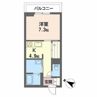 PARADISO本荘【3階】の間取り