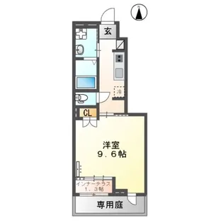 CHARLOTTE H【1階】の間取り