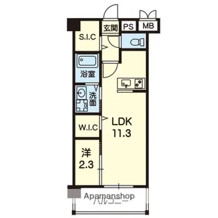 MAISON DE GYAN【3階】の間取り