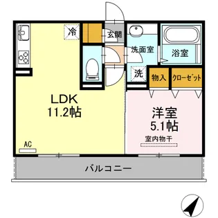 森テラス【2階】の間取り