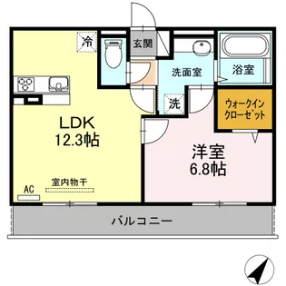 森テラス【2階】の間取り