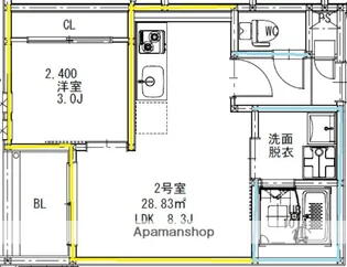 R−SMART JI&HE(ジーアンドヘー)【2階】の間取り