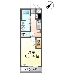 メゾン ド ココン M【203号室】の間取り