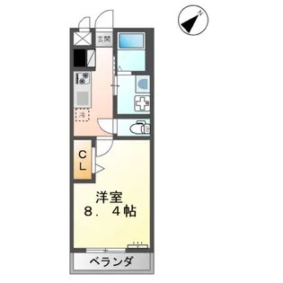 メゾン ド ココン M【106号室】の間取り