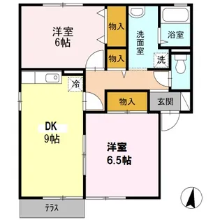 グレイス石原【1階】の間取り