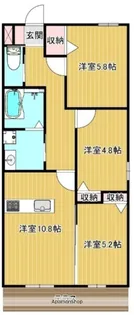 MAISON DE K Ⅰ【2階】の間取り