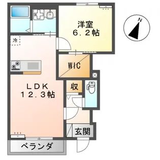 榎町アパート(仮)【103号室】の間取り