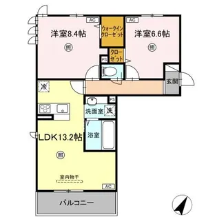 スペチアーレ・セレーナ【2階】の間取り