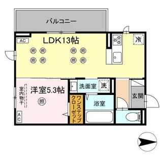 カトルカールII【2階】の間取り
