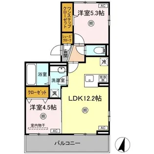 グレースメゾンコンフォートメゾン コンフォートメゾン【3階】の間取り
