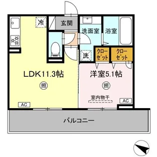 CIEL B棟【2階】の間取り