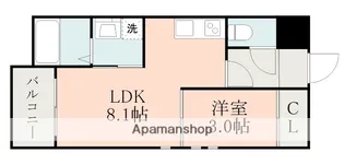 R−SMART花園【2階】の間取り