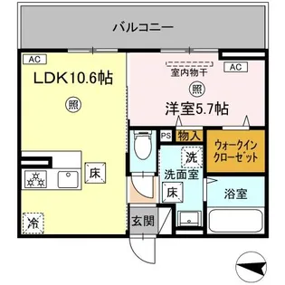 シャルマン12【102号室】の間取り