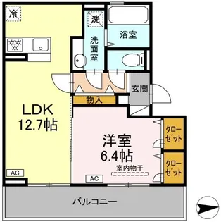ヴェルドミール蓮台寺【2階】の間取り
