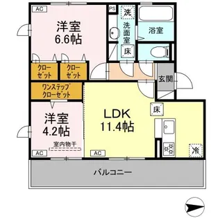 ヴェルドミール蓮台寺【1階】の間取り
