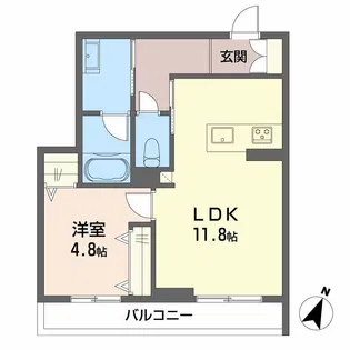 シャーメゾン ステイ【2階】の間取り