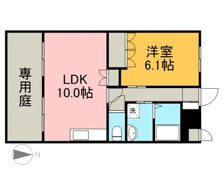 ルミナス【1階】の間取り