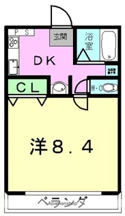 コーポコスモス【2階】の間取り