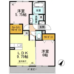 プルミエール A棟【3階】の間取り