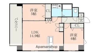 GMH保田窪【5階】の間取り