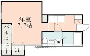ハイムセラ米屋町【3階】の間取り