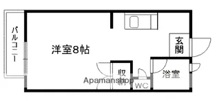 グランデール国府【2階】の間取り