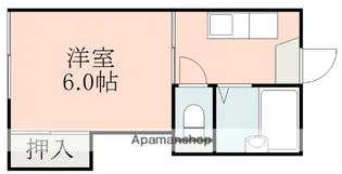 ハイツオークラ【1階】の間取り