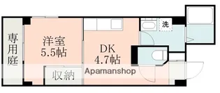シャンポール水前寺【1階】の間取り