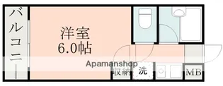 キャッスルマンション【3階】の間取り