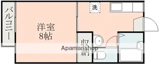コーポ川原【2階】の間取り
