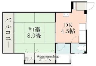宮本コーポ【3階】の間取り
