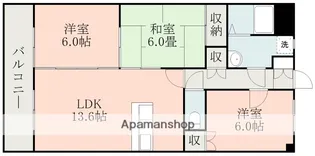 シャルム桜木【3階】の間取り
