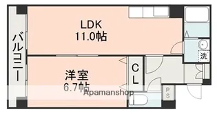 サンセール月出【3階】の間取り