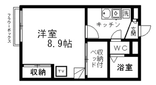 レオパレスセントポーリア大窪2【103号室】の間取り