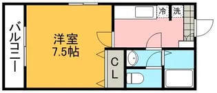 フリューリング【2階】の間取り