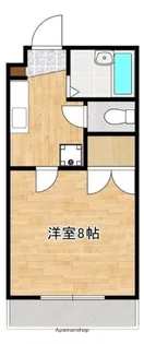 ロフティ花園【4階】の間取り