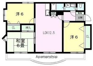 タジマビル【5階】の間取り