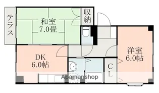 アーバンウエストⅡ【1階】の間取り