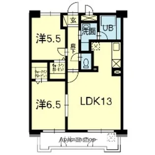 アベニュー清水東【2階】の間取り