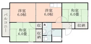 セジュール宮ノ前【2階】の間取り