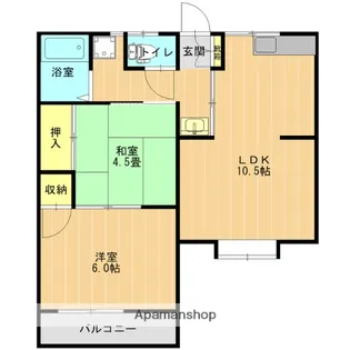 第3OKハウス【2階】の間取り
