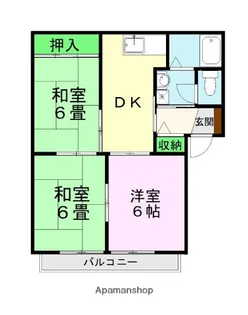 フォーレス津浦A【1階】の間取り