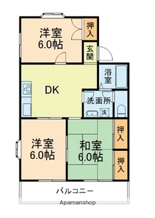 グレイス益城【2階】の間取り