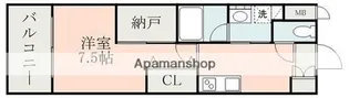 QREST熊本船場【4階】の間取り