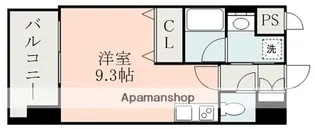 QREST熊本船場【6階】の間取り