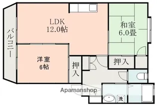 オーキッドハイツ【2階】の間取り